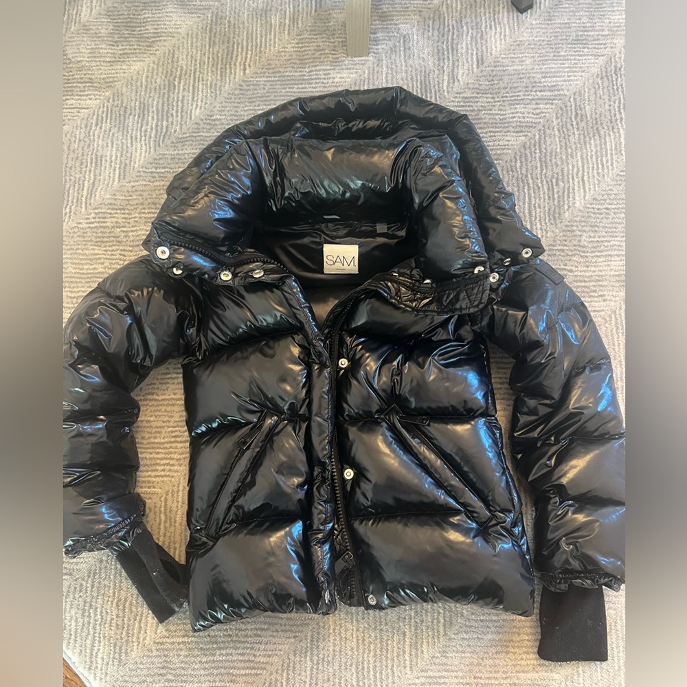 SAM. Black Annabelle puffer coat! Excellent condition! Girls size 12